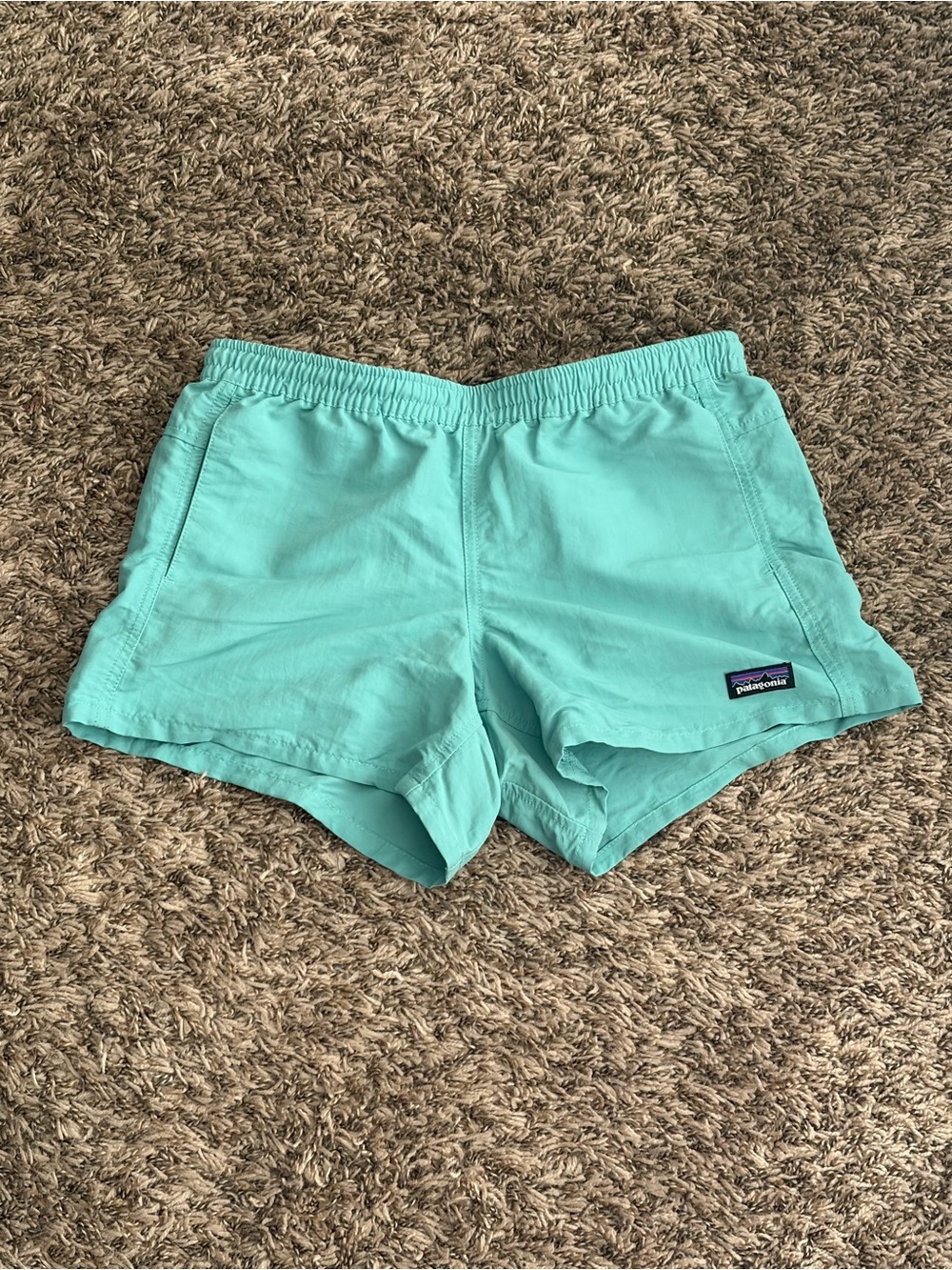 Patagonia Girls XL Turquoise Pull On Shorts
